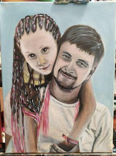 Фотографии готовых работ картин по номерам и алмазной мозаики