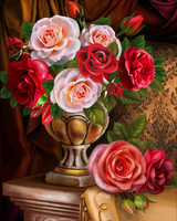 Без бренда «Букет роз в изящной вазе» в Стерлитамаке