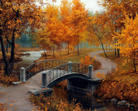Без бренда «Осенний парк с мостом» в Стерлитамаке