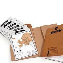 Без бренда «Скретч-карта мира стирающаяся. Карта путешествий» в Стерлитамаке