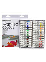 Без бренда «Коробка 24 шт.: Акриловые краски «Две картинки» 24 шт. по 12 мл, проф. пигмент» в Стерлитамаке