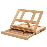 Без бренда «Коробка 10 шт.: Мольберт Две картинки этюдный ящик, настольный, хлопушка 30 см» в Стерлитамаке