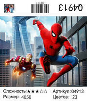 Человек паук и Железный человек