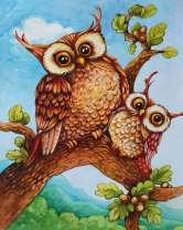 Без бренда «Совёнок с совой на ветке» в Стерлитамаке