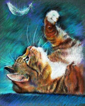 Без бренда «Котенок играет пером» в Стерлитамаке