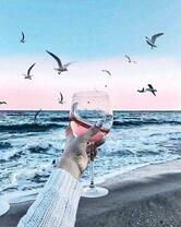 Без бренда «Бокал вина и рассветное море» в Стерлитамаке в интернет-магазине  Без бренда «Бокал вина и рассветное море» в Стерлитамаке