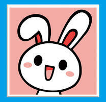 Белый зайчонок