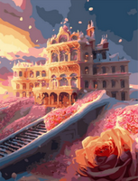 Без бренда «Сказочный дворец в окружении роз» в Стерлитамаке в интернет-магазине Без бренда «Сказочный дворец в окружении роз» в Стерлитамаке