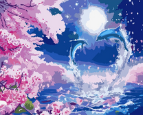 Ночные игры дельфинов