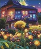 Без бренда «Сказочный домик и поле подсолнухов» в Стерлитамаке в интернет-магазине Без бренда «Сказочный домик и поле подсолнухов» в Стерлитамаке