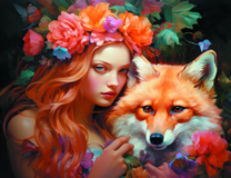 Без бренда «Рыжая девушка и рыжая лисица» в Стерлитамаке