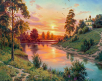 Без бренда «Вид на реку на закате» в Стерлитамаке в интернет-магазине  Без бренда «Вид на реку на закате» в Стерлитамаке